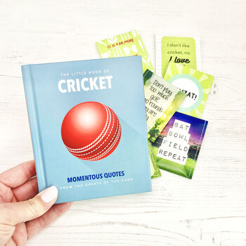 Cricket Tea And Book Gift Set | Cricket Player Gift | Cricket Fan, 2 of 10