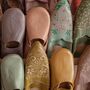 Women's Basic Moroccan Leather Slippers, thumbnail 2 of 12