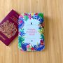 Passport Holder Tropical Summer Personalised, thumbnail 7 of 8