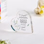 Grandfather Of The Bride Wedding Heart Plaque Gift, thumbnail 2 of 5