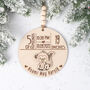 Personalised Baby Stats First Christmas Ornament, thumbnail 1 of 6