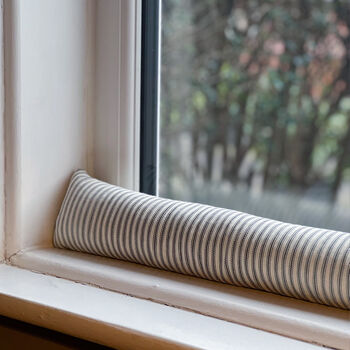 Custom Length Window Door Draught Excluder Thin Stripes, 3 of 5