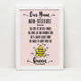 Personalised Mum Print For Mothers, thumbnail 2 of 5
