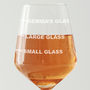 Personalised Drinks Measure Wine Glass, thumbnail 9 of 12
