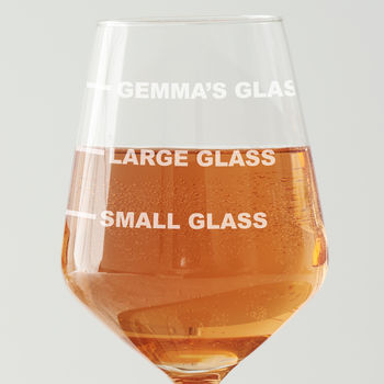 Personalised Drinks Measure Wine Glass, 5 of 12