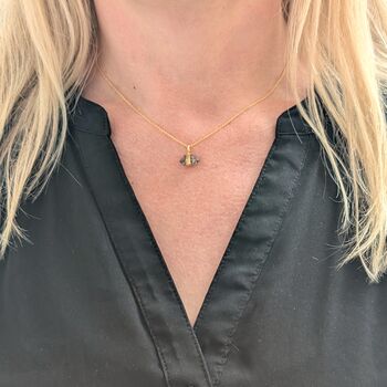 Double Terminated Herkimer Diamond Necklace, 2 of 7