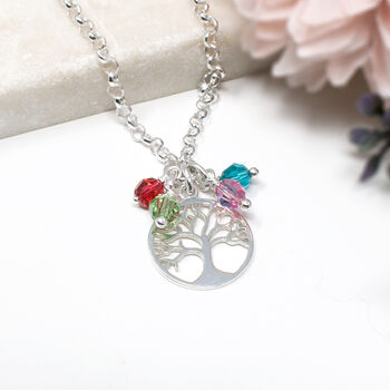 Tree Of Life Birthstone Bracelet 925 Sterling Silver, 4 of 6