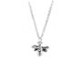 Yellow Gold Vermeil Sterling Silver Bee Charm Necklace, thumbnail 5 of 5