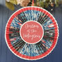 Handmade Personalised Paper Wreath Christmas Decoration, thumbnail 1 of 7