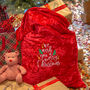 Christmas Gift Sack With Festive Design, thumbnail 1 of 2