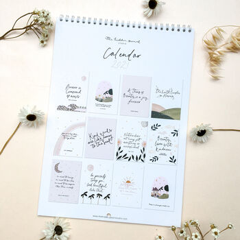 Inspirational Quote Wall Calendar By The Hidden Pearl Studio