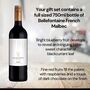 Vino Coco Father's Day Malbec Red Wine And 'Dad's Wine' Slate Coaster Gift Set, thumbnail 2 of 8