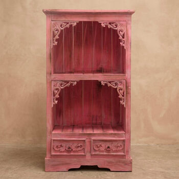 Solid Wood Whitewash Storage Cabinet In Several Colours, 5 of 7