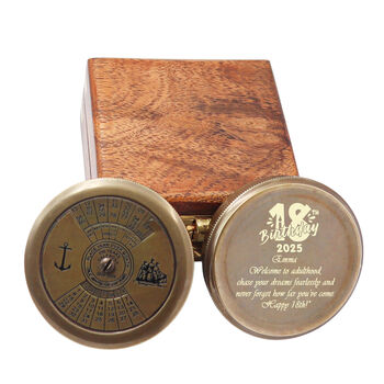 Personalised 100 Year Calendar Compass, 10 of 12