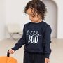 Little Boo Halloween Embroidered Jumper Sweatshirt, thumbnail 1 of 5