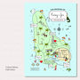 Print Your Own Illustrated Wedding Or Party Map, thumbnail 2 of 3