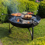 Fire Pit With Grill: Plain Jane 90 With Three BBQ Racks, thumbnail 1 of 9