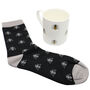 Bee Fine Bone China Mug And Sock Set, thumbnail 2 of 4