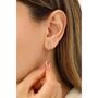 Sterling Silver Fishbone Earring, thumbnail 1 of 3