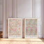 William Morris Cream Floral Set Of Two Art Prints, thumbnail 2 of 6
