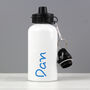 Personalised Blue Name Drinks Bottle For Boy, thumbnail 2 of 4