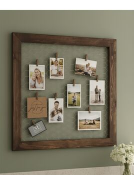 French Style Wire Memo Board With Matching Pegs, 7 of 9