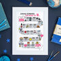 18th Birthday Personalised Print ‘The Road To 18’, thumbnail 1 of 5