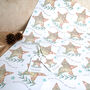 Vintage Star Ireland Christmas Wrapping Paper Pack, thumbnail 4 of 6