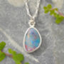 Large Australian Opal Doublet Necklace, thumbnail 1 of 3
