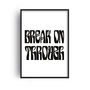 Break On Through Giclée Retro Art Print, thumbnail 2 of 2