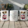 Personalised Jack Russell In Christmas Jumper Mug, thumbnail 2 of 2