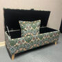 William Morris Forest Strawberry Thief Storage Ottoman Footstool, thumbnail 2 of 6