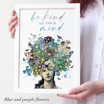 Mindful Floral Quote Print, 6 of 11