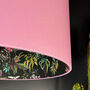 Wild Wood Deadly Night Shade Lampshade In Candy Floss, thumbnail 2 of 5