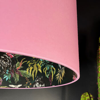 Wild Wood Deadly Night Shade Lampshade In Candy Floss, 2 of 5