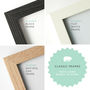 50x20cm Handmade Picture Frame By The Drifting Bear Co, thumbnail 1 of 8