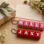 Personalised Fidget Clicker Keyring | Custom Name Keyring Gift | Sensory Clicker Bag Charm, thumbnail 4 of 6
