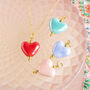Four In One Glazed Ceramic Heart Necklace, thumbnail 4 of 7