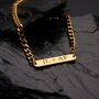 Gold Engravable 5mm Cuban Chain, Curb Link Necklace, thumbnail 4 of 11