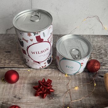 Personalised Dog And Cat Christmas Gift Treats Tin, 2 of 6