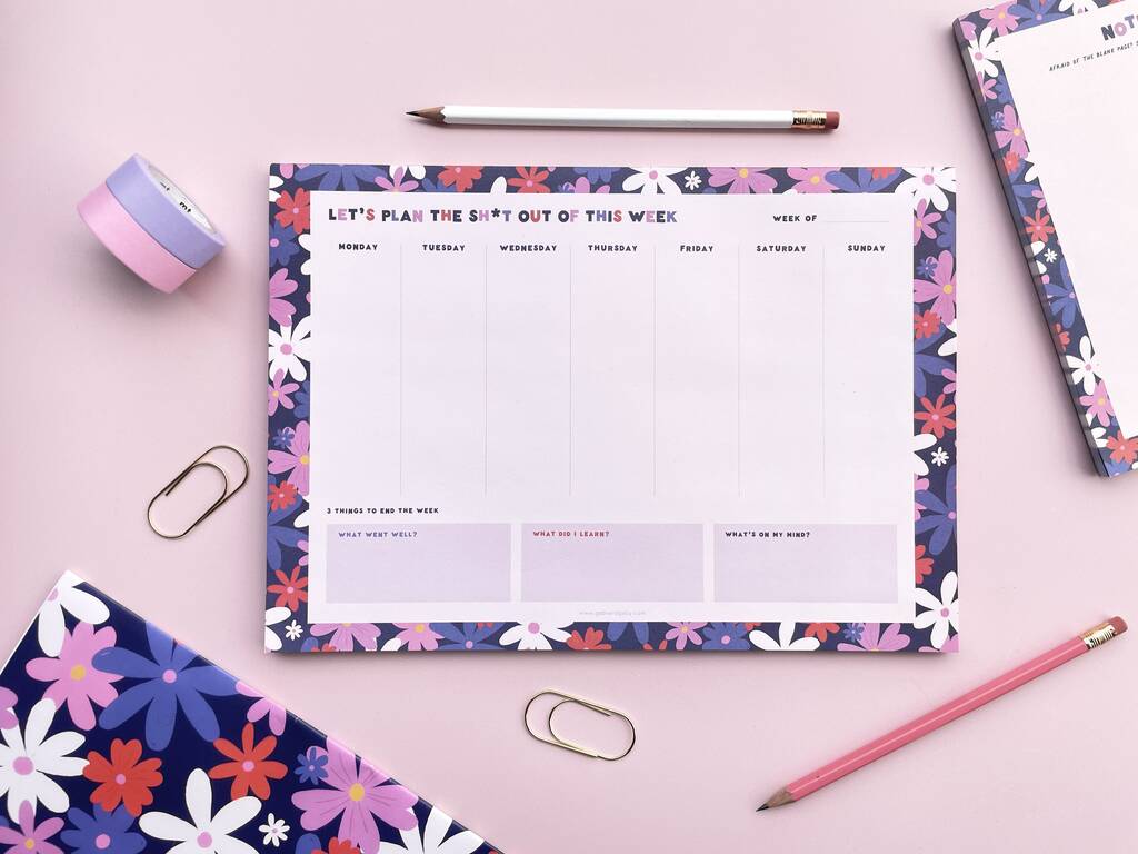 A4 Weekly Planner Notepad, 1 of 4