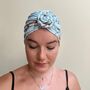 Cancer Scarves Pre Tied Headwrap Platt Knotted, thumbnail 4 of 10