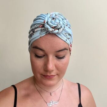 Cancer Scarves Pre Tied Headwrap Platt Knotted, 4 of 10