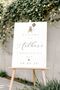 Personalised Teddy Bear Christening Day Welcome Sign, thumbnail 1 of 3