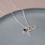 Build Your Own Garnet January Birthstone Necklace, thumbnail 1 of 5
