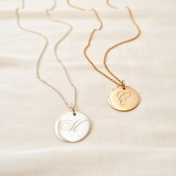 Personalised Script Initial Necklace, 5 of 11