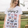 Winging It Women's Butterfly Guide T Shirt, thumbnail 4 of 5