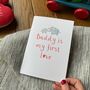 Personalised Daddy Is My First Love Valentines Day Card, thumbnail 1 of 2