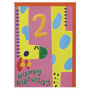 Playful Giraffe Age Two Children's Birthday Card, thumbnail 1 of 2