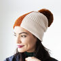 Two Tone Chenille Knit Hat, thumbnail 1 of 4